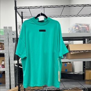 Essentials Teal Short Sleeve Men's Tee